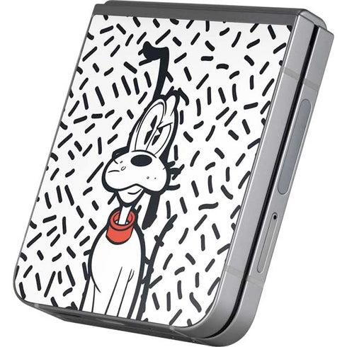 Disney Friends Pluto Confused Galaxy Z Flip6 Skin
